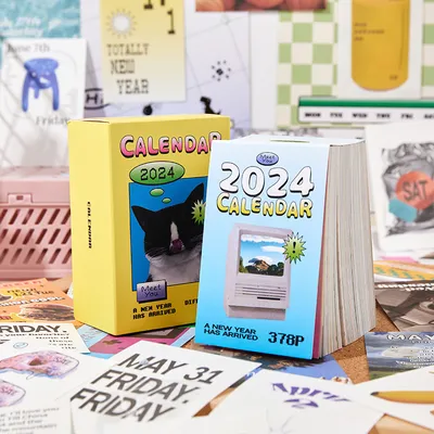 Memory Backtracking Series Material This Calendar Desktop Decoration