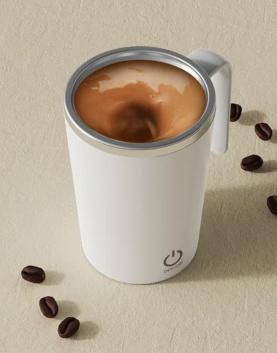 Kitchen Electric Mixing Cup Stirring Coffee Cup Automatic Mixing Mugs Cup Lazy Rotating Magnetic Water Cup