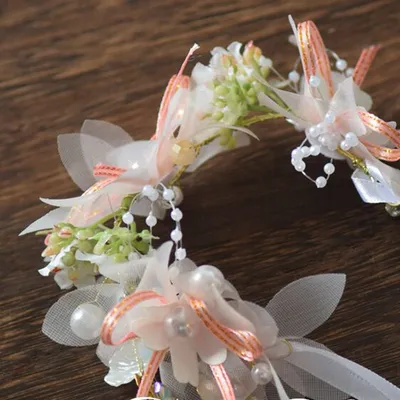 Yarn Silk Bride Hair Band
