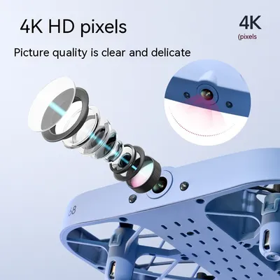 JJRCmini Fixed Height 4K8K HD Aerial Photography Mesh Protective Cover Four-axis Remote Control Toy