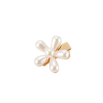 Slip-on Pearl Bow Hair Clip