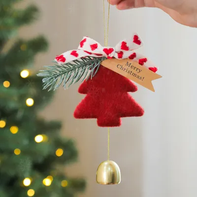 Nordic Style Christmas Decoration Pendant Vehicle Bell