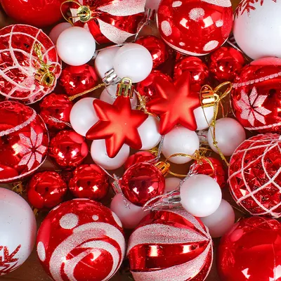 Christmas Tree Decoration Colorful Ball Gift Set