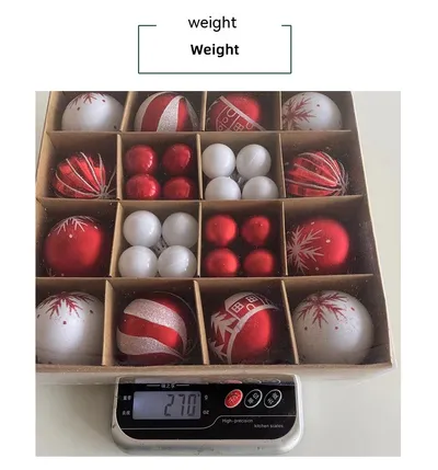 Christmas Tree Decoration Colorful Ball Gift Set