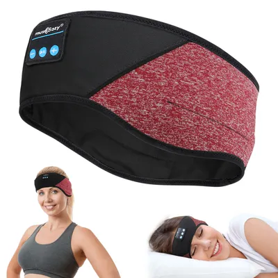 Wireless Bluetooth Sports Headband Running Fitness Music Bandeau Headscarf