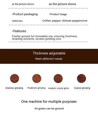 Coffee Machine Hand-cranked Household Coffee Bean Grinder Stainless Steel Small Manual Pulverizer