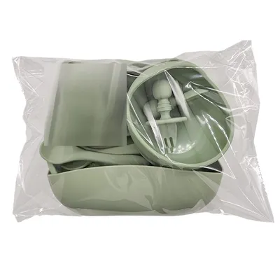 Baby Eat Learning Complementary Food Feeding Silicone Tableware
