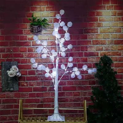 LED Simulation Branch Lamp Romantic Room Bedroom Layout