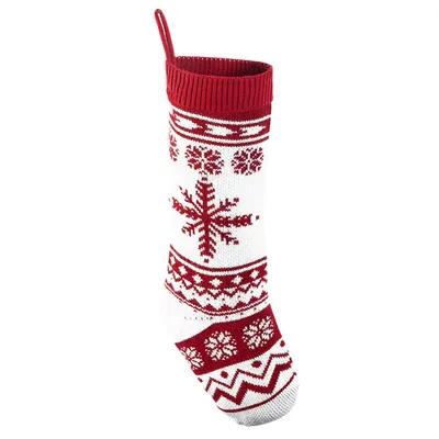 Christmas Gift Bag Knitted Socks Pendant