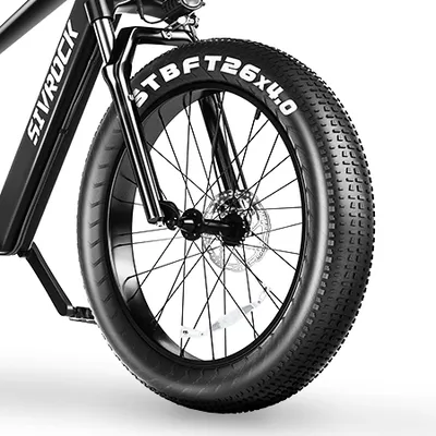 Professional Electric Bike For Adults, 26 X 4.0 Inches Fat Tire Electric Mountain Bicycle, 1000W Motor 48V 15Ah Ebike For Trail Riding, Excursion And Commute, UL And GCC Certified