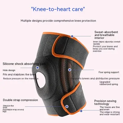 Silicone Anti-slip Sports Kneecaps Shock Absorber Protective Gear
