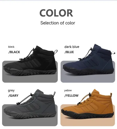High-top Snow Boots Hiking Camping Hiking Shoes Skiing Non-slip Plus Velvet Warm