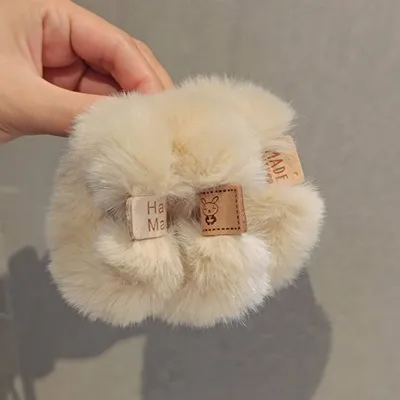 Autumn And Winter Soft Glutinous Plush Hair Ring High Quality Thick Patch Ladies