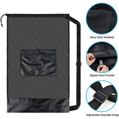 Basketball Row Net Sports Net Ball Pocket Bags, Basketball Storage Bag,