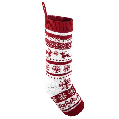 Christmas Gift Bag Knitted Socks Pendant