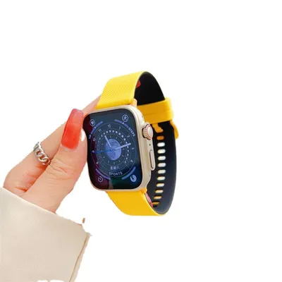 Women's Summer Sports Silicone Watch Two-tone