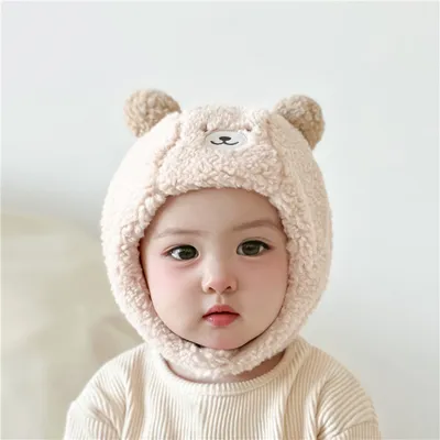 Baby Ushanka Windproof Thickening Warm Ear Protection Fleece-lined