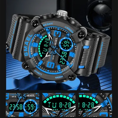 Multifunctional Anti-luminous Alarm Function Electronic Watch