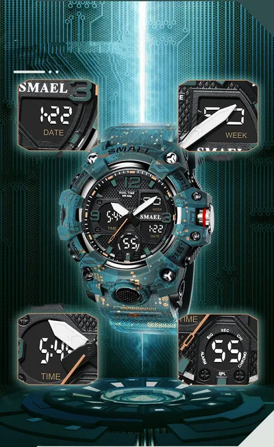 Men's Trendy Multi-function Watrproof Watch