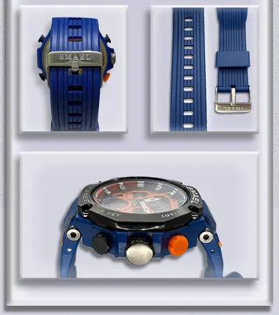 Casual Sports Versatile Double Display Electronic Watch