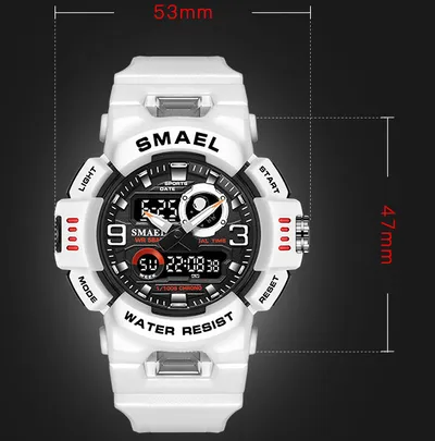 Multi-functional Waterproof Watch For Male And Female Students