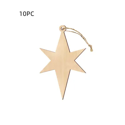 Christmas Tree Handmade Accessories Christmas Festival Hanging Decoration Props Wooden Craftwork