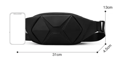 New Men's Chest Bag Hardshell Bag Outdoor Crossbody Bag