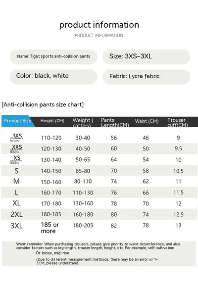 High Elastic Tight Basketball Anti-collision Pants Men's Professional Training