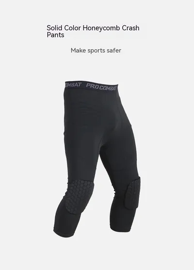 High Elastic Tight Basketball Anti-collision Pants Men's Professional Training