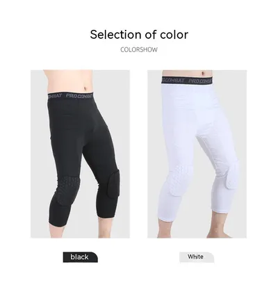 High Elastic Tight Basketball Anti-collision Pants Men's Professional Training