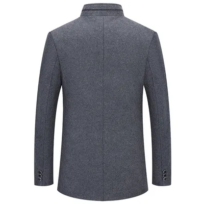 Men's Fashion Casual Woolen Coat