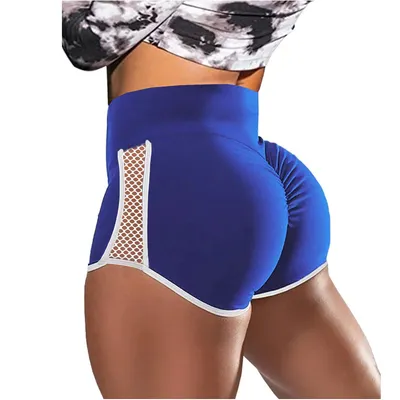 Cross-border European And American Foreign Trade Shorts High Waist Shaping Shorts Fitness