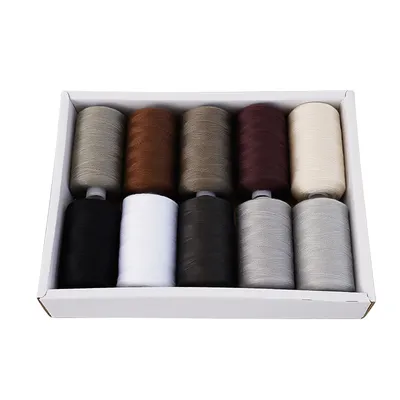 Household Sewing Machine Thread Dacron Thread Customized Color Small Roll DIY Amazon Thread Wholesale