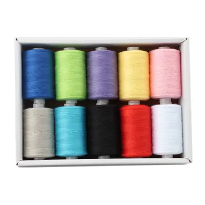 Household Sewing Machine Thread Dacron Thread Customized Color Small Roll DIY Amazon Thread Wholesale