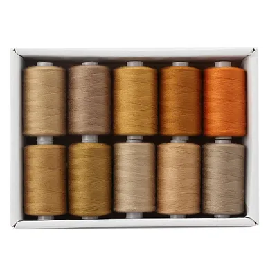 Household Sewing Machine Thread Dacron Thread Customized Color Small Roll DIY Amazon Thread Wholesale