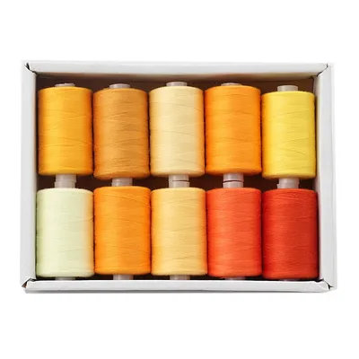 Household Sewing Machine Thread Dacron Thread Customized Color Small Roll DIY Amazon Thread Wholesale