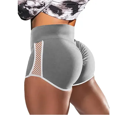 Cross-border European And American Foreign Trade Shorts High Waist Shaping Shorts Fitness