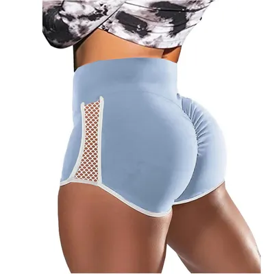 Cross-border European And American Foreign Trade Shorts High Waist Shaping Shorts Fitness