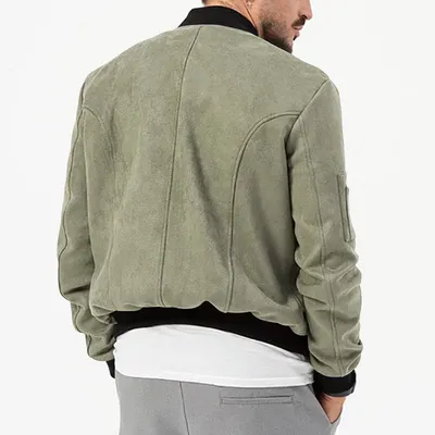Single-breasted Cardigan Coat For Men