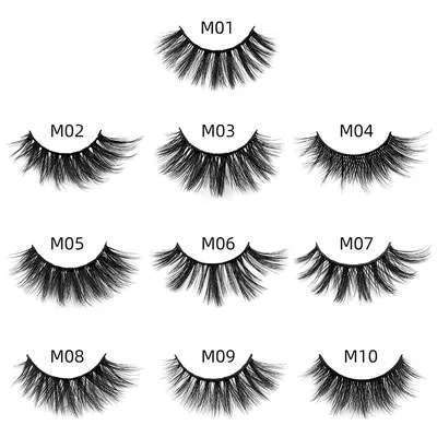 3D mink hair false eyelashes