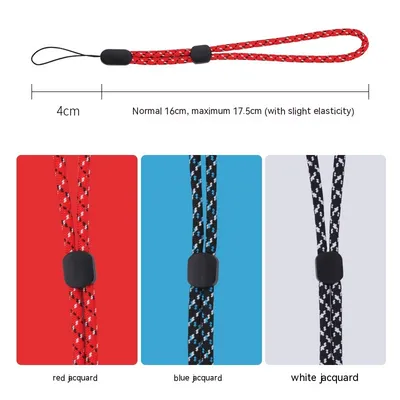 Mobile Phone Lanyard Twisted Short Wrist Strap Key Bracelet