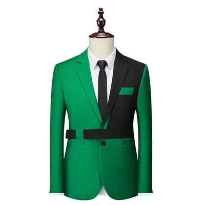 High Quality Business Suit Tailored Suit Coat Men's Simple Loose Casual
