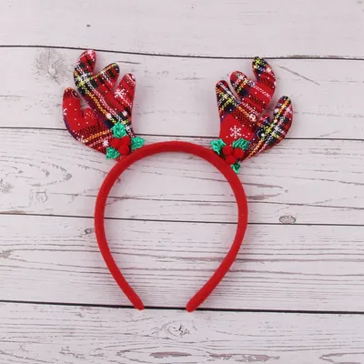 قبعة بلاستيكية إبداعية للحفلات والمهرجانات، قبعة عيد الميلاد، عصابة رأس للأطفال لعيد الميلاد، مناسبة للعطلات، برسومات كرتونية لطيفة