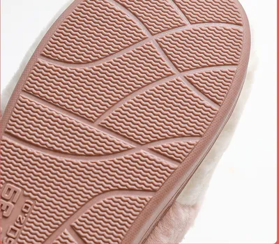 Cute Plush Home Cotton Shoes For Men