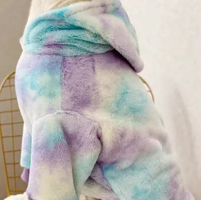 Tie Dyed Large Dog Clothing Warm