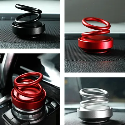 Solar Auto Rotation Car Air Freshener Perfume Seat