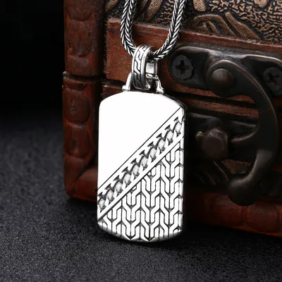 قلادة بسيطة لامعة للرجال والنساء