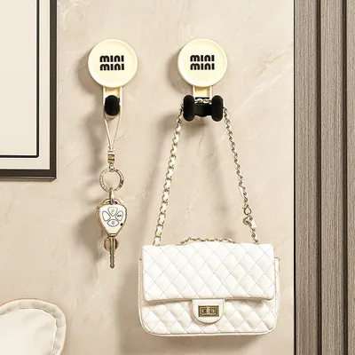 Punch-free Seamless Sticky Hook Bathroom Round Suction Cup Hook Behind The Door Bag Clothing Key Wall Strong Hook