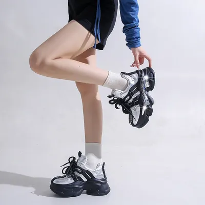 All-matching Platform Height Increasing Shoes Casual Sneaker Women