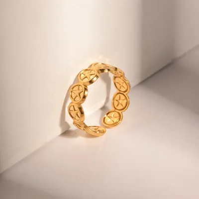Ins Style Personalized All-match Stainless Steel Ring